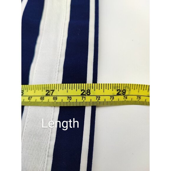 Vineyard Vines Girls Break Stripe Blue 100% Cotton Shift Tunic Dress Size 10 - Picture 9 of 10